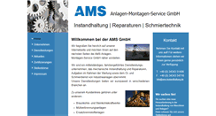 Desktop Screenshot of ams-instandhaltung.de